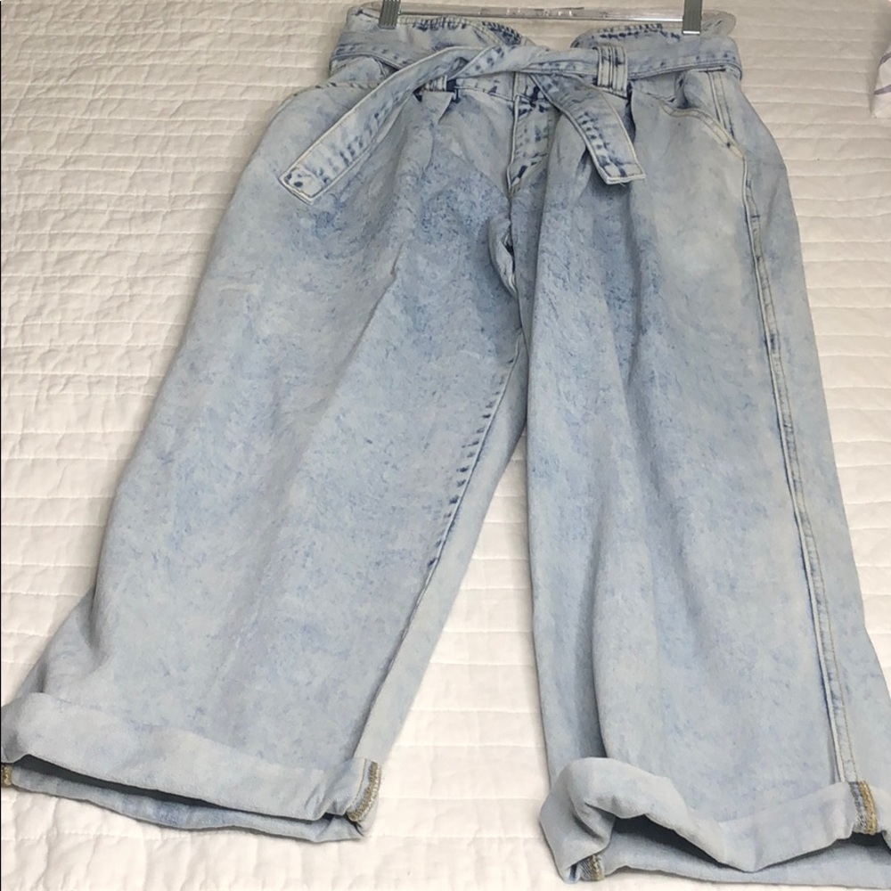 You had me at hello Tie Waist Boyfriend Jeans